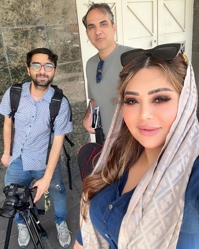 تهران گردی هدیل علیان مجری مشهور جهان عرب ؛ سیندرلای فلسطین (عکس)