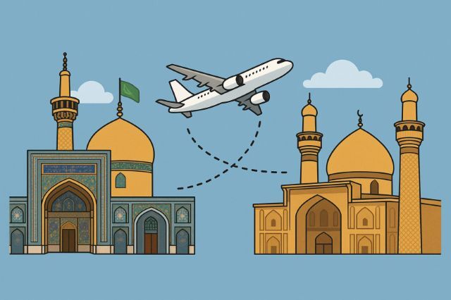 چطور از مشهد به نجف سفر کنیم؟