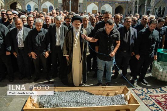 برگزاری مراسم تشییع برادر آیت الله هاشمی رفسنجانی (ره) + تصاویر