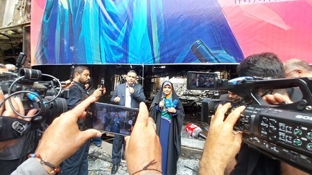 اظهارات سحر امامی در جمع سفرای خارجی + عکس