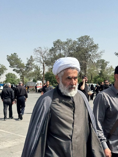 حضور سردار فدوی وحسین طائب در تشییع سردار حاجی زاده (عکس)