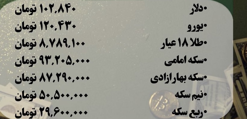 قیمت طلا، سکه و طلای ۱۸ عیار امروز چهارشنبه ۱۲ شهریور ۱۴۰۴ + جدول