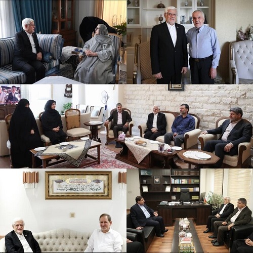 دیدار عارف با معاونان اول سابق رییس جمهور + عکس