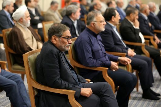 حضور شمخانی در دیدار اعضای هیات دولت با رهبر انقلاب (عکس)