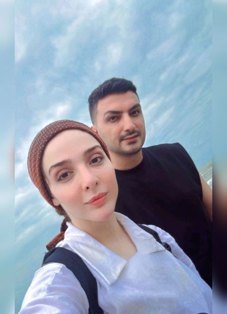قاب جدید المیرا دهقانی در کنار همسرش مهدی فکری (عکس)