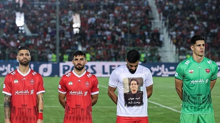 ادای احترام مدافع پرسپولیس به امید جهان (+عکس)
