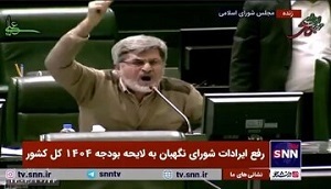 چالش لفظی قالیباف و کوچک زاده در صحن مجلس