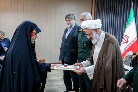 تقدیر سپاه از سحر امامی+ عکس