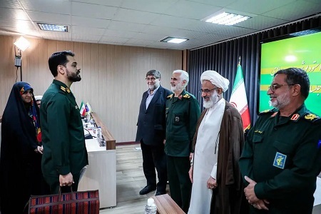تقدیر سپاه از سحر امامی+ عکس