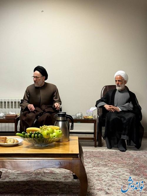 شرکت خاتمی و معاون رییس جمهور در جلسه مجمع روحانیون (عکس)