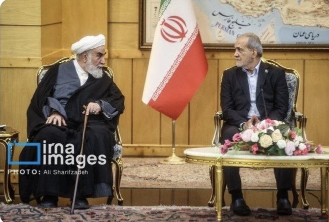 استقبال معنادار از پزشکیان در تهران + عکس