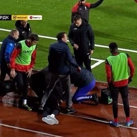 حمله قلبی و مرگ ملادن زیزوویچ، حین بازی لیگ برتر صربستان (+عکس)