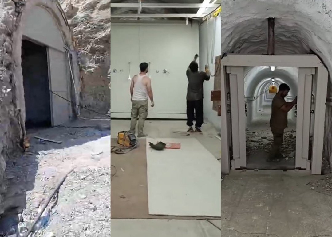 پیمانکار نصب کننده درب‌ها برای تبلیغات، تصاویر تونل های موشکی سپاه را منتشر کرد!؟