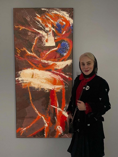 سلفی جدید «بابک انصاری» و همسرش؛ زوج هنری با استایل پاییزی و متفاوت (عکس)