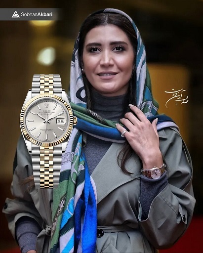 ساعت ۱ میلیاردی خانم بازیگر در اختتامیه جشنواره ۲۵ (عکس)