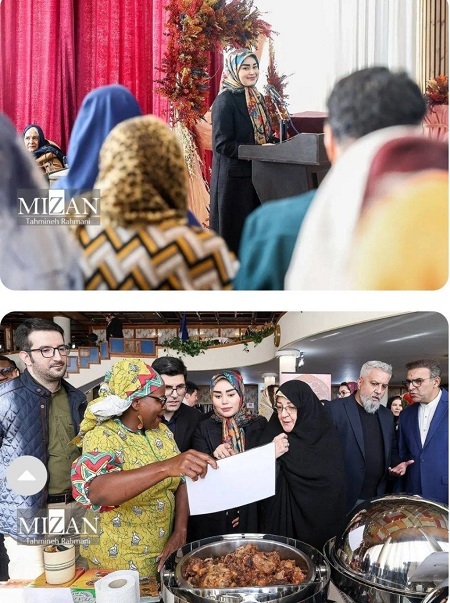 چهره خندان آرزو احمدوند، همسر عراقچی در بازارچه خیریه (عکس) چهره خندان آرزو احمدوند، همسر عراقچی در بازارچه خیریه (عکس)