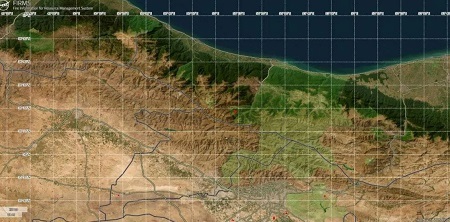 حریق جنگل الیت چالوس را از دریچه ناسا ببینید