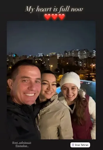 همسر و دختر سرمربی پرسپولیس به تهران آمدند (تصویر) همسر و دختر سرمربی پرسپولیس به تهران آمدند (تصویر)