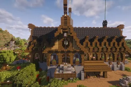 این بهترین مکان برای ماهیگیری در ماینکرفت است! این بهترین مکان برای ماهیگیری در ماینکرفت است!