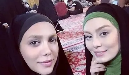 عکس یادگاری «سحر قریشی» در حرم امام رضا