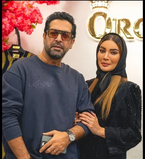 قاب عاشقانه کامران تفتی و متین ستوده، تازه عروس و داماد سینمای ایران (عکس)