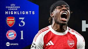 خلاصه بازی آرسنال 3-1 بایرن مونیخ (ویدئو)