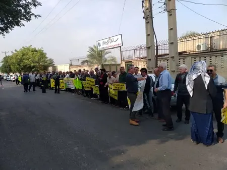 اعتراض صنفی بازنشستگان تامین اجتماعی در چند شهر + عکس